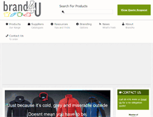 Tablet Screenshot of brand4u.co.nz
